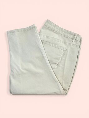 Talbots Women’s 18WP Tan Heritage Crop Jeans